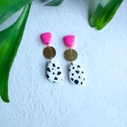 Audrey in Fuchsia and Dalmatian