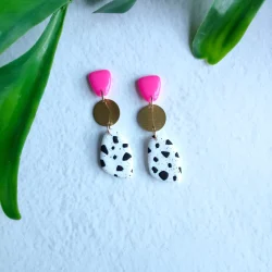 Audrey in Fuchsia and Dalmatian