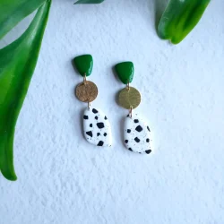 Audrey in Emerald and Dalmatian