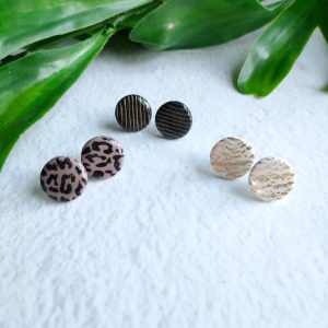 Tayla Studs in Leopard