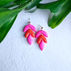 Abbey in Fuchsia and Orange