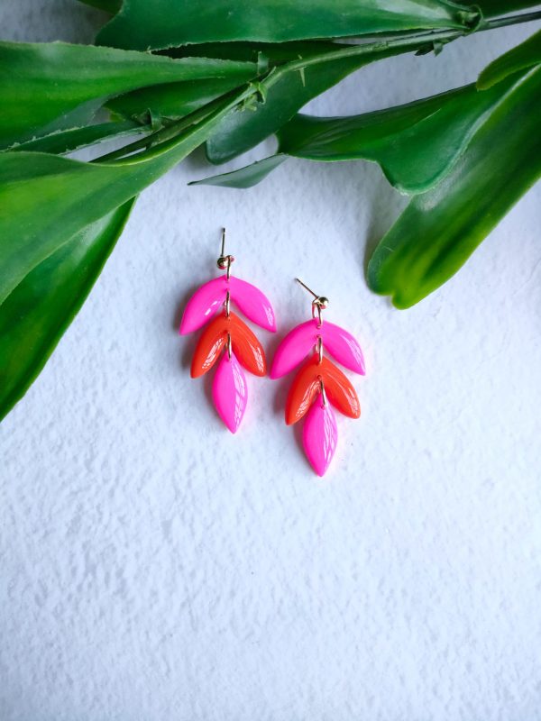 Abbey in Fuchsia and Orange